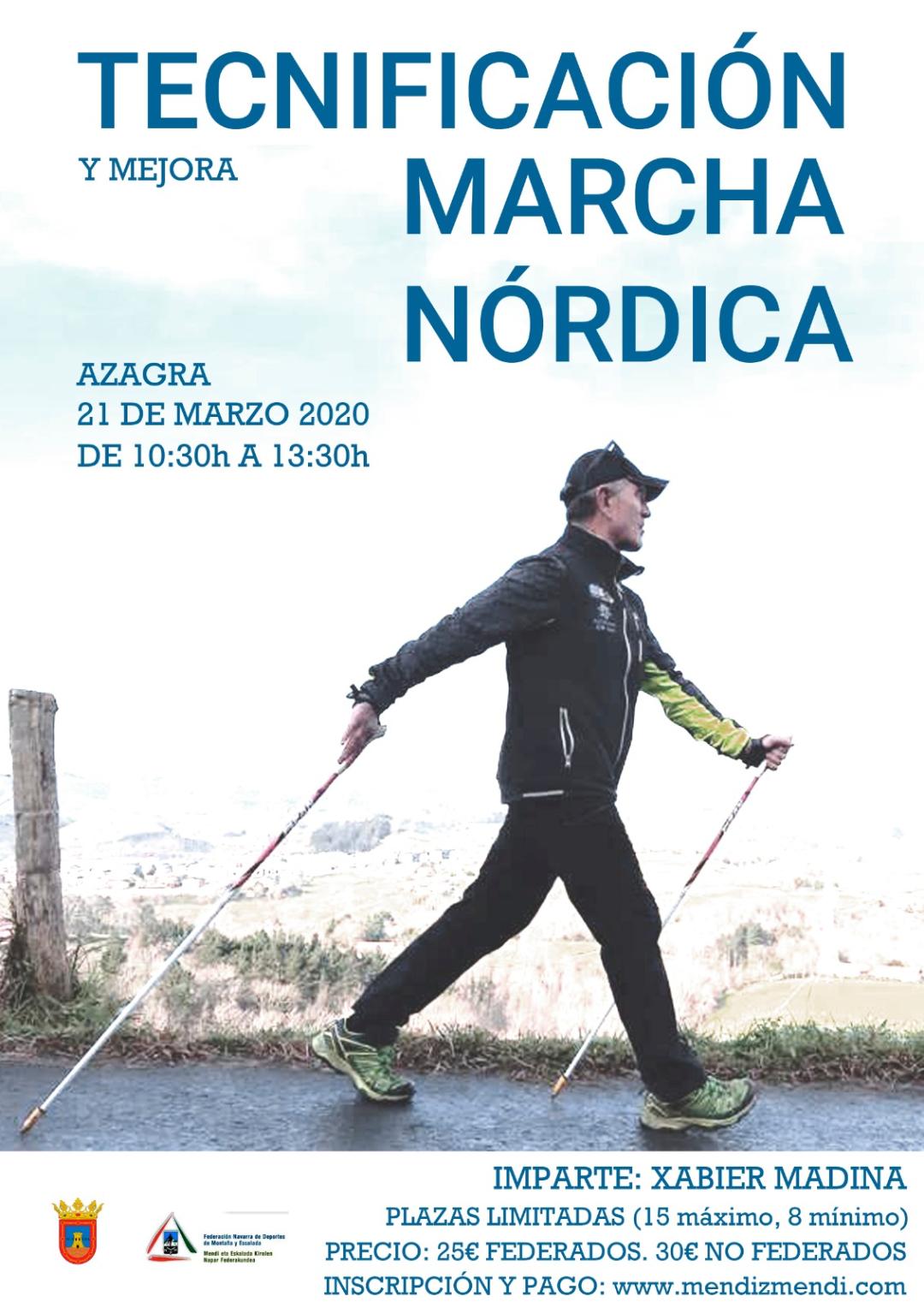 TALLER DE TECNIFICACION Y MEJORA DE LA MARCHA NORDICA